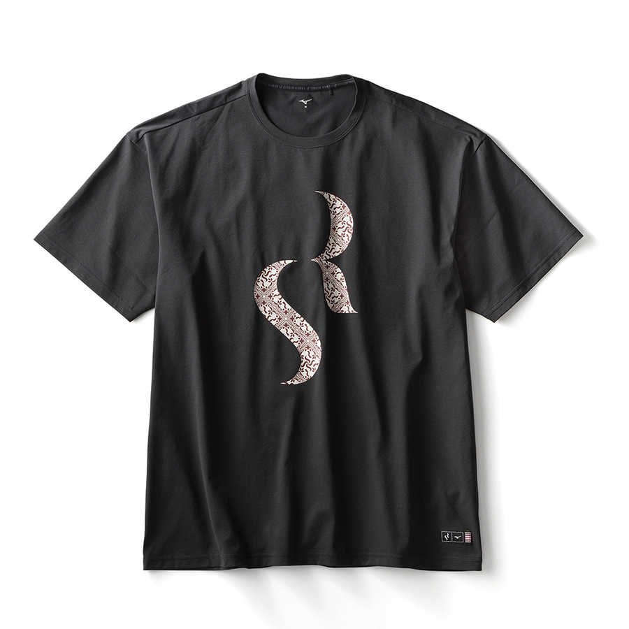 Mizuno SR4 OVERSIZED TEE H/S Black